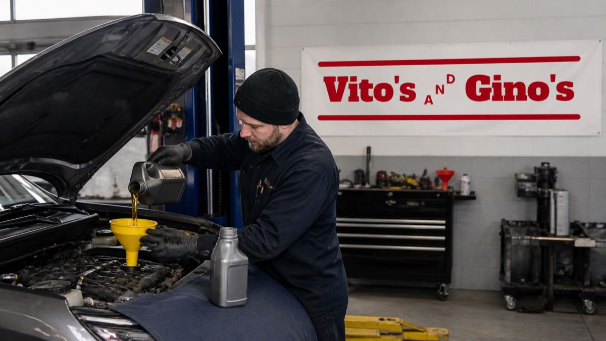 Oil Changes & Fluid Services — Vitos and Ginos in Forty Fort, PA