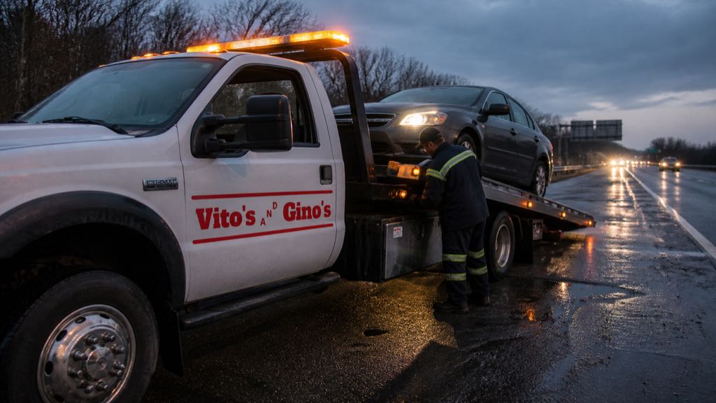 Towing Services — Vitos and Ginos in Forty Fort, PA